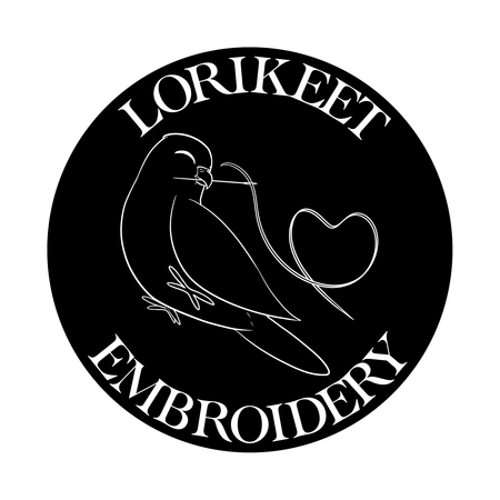 Lorikeet Embroidery Logo